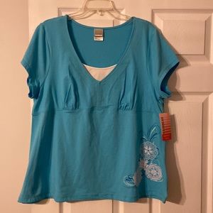 RainBeau Women's Shirtsize 3x brand new with tags bust42”long27”
